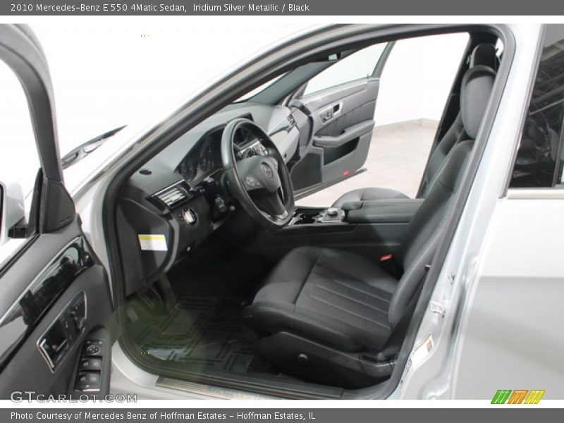 Iridium Silver Metallic / Black 2010 Mercedes-Benz E 550 4Matic Sedan