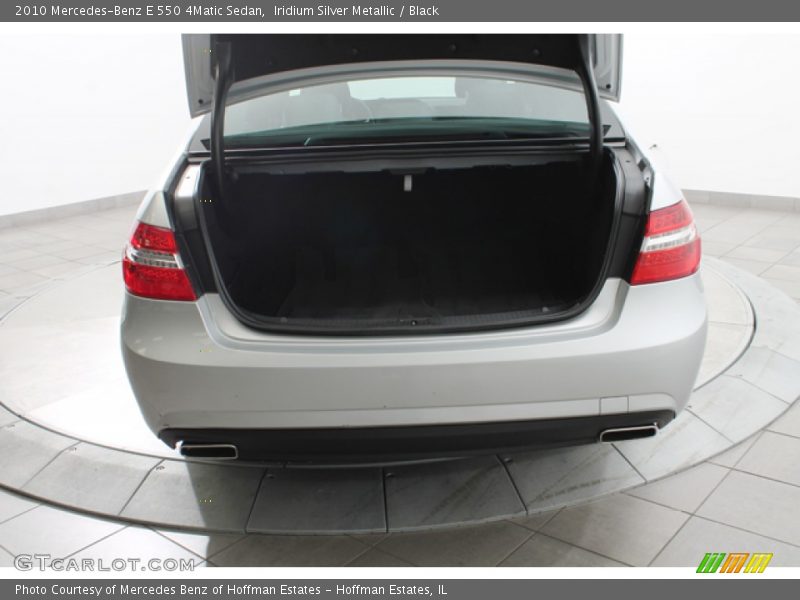 Iridium Silver Metallic / Black 2010 Mercedes-Benz E 550 4Matic Sedan