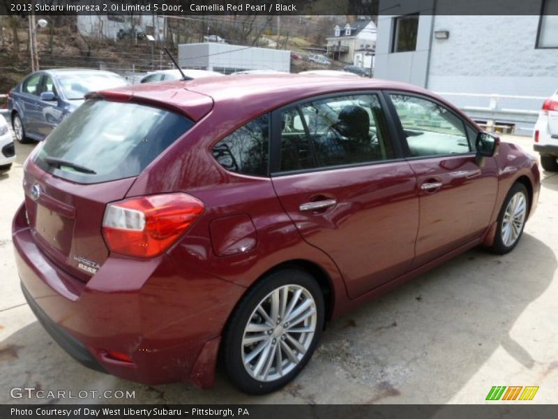 Camellia Red Pearl / Black 2013 Subaru Impreza 2.0i Limited 5 Door