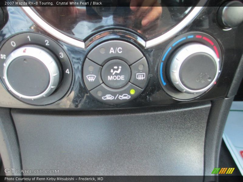 Crystal White Pearl / Black 2007 Mazda RX-8 Touring