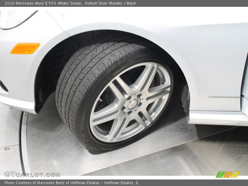 Iridium Silver Metallic / Black 2010 Mercedes-Benz E 550 4Matic Sedan