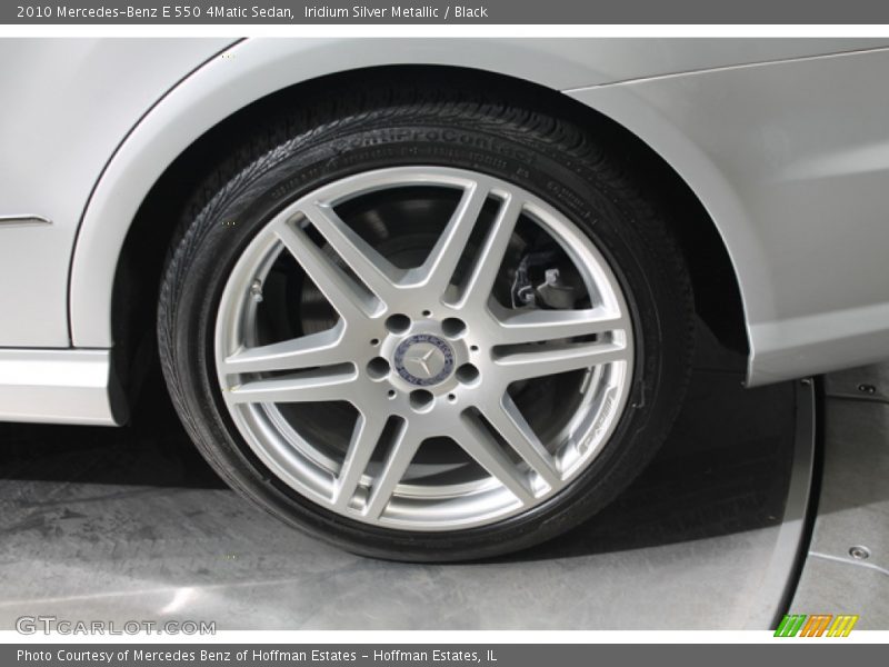 Iridium Silver Metallic / Black 2010 Mercedes-Benz E 550 4Matic Sedan