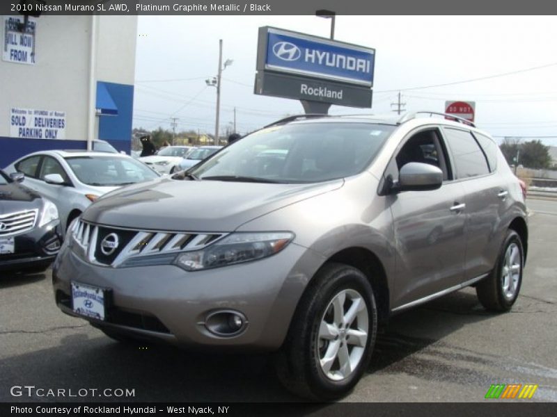 Platinum Graphite Metallic / Black 2010 Nissan Murano SL AWD