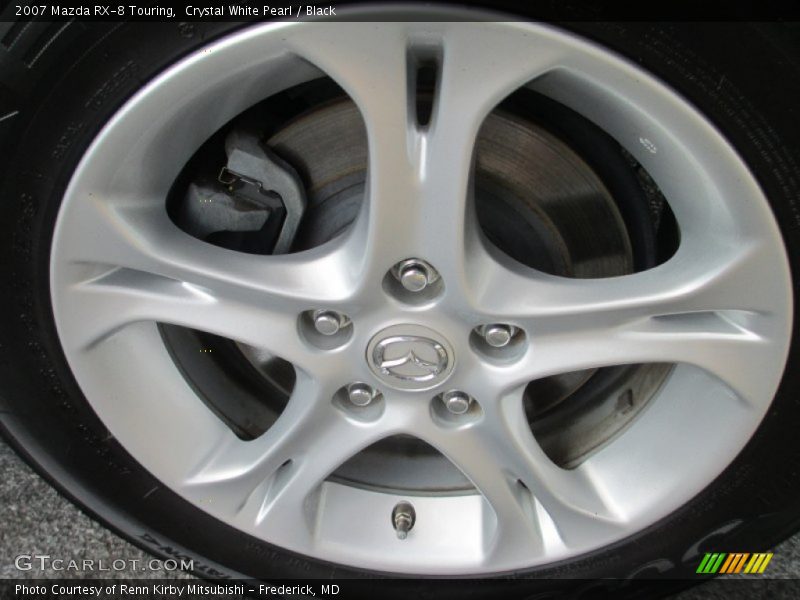 Crystal White Pearl / Black 2007 Mazda RX-8 Touring