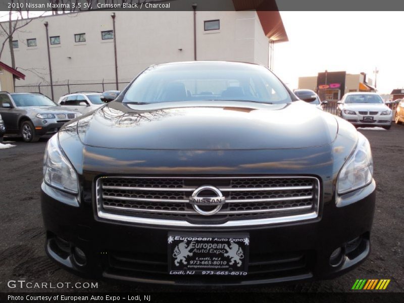 Crimson Black / Charcoal 2010 Nissan Maxima 3.5 SV