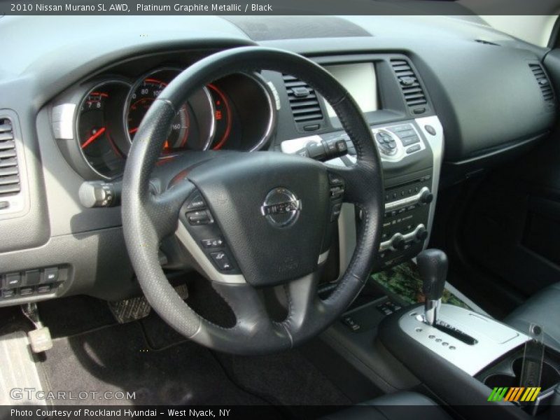 Dashboard of 2010 Murano SL AWD