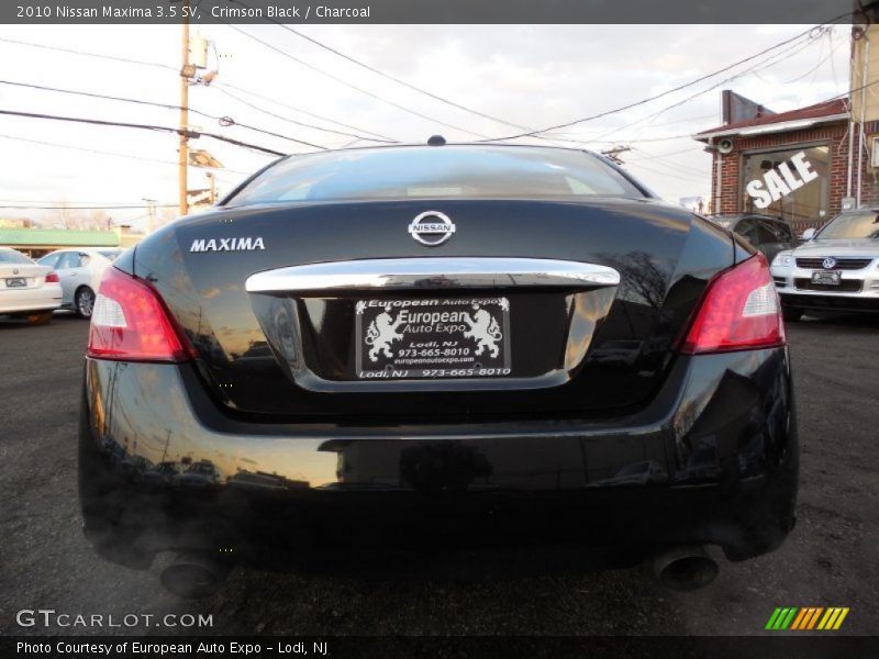 Crimson Black / Charcoal 2010 Nissan Maxima 3.5 SV