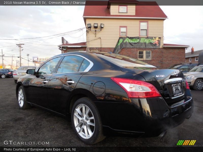 Crimson Black / Charcoal 2010 Nissan Maxima 3.5 SV