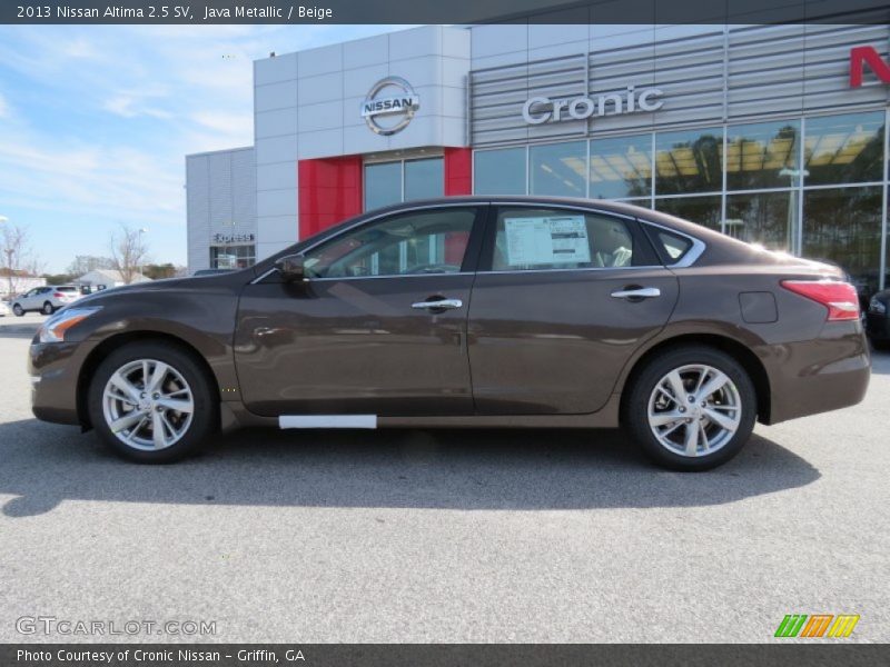 Java Metallic / Beige 2013 Nissan Altima 2.5 SV