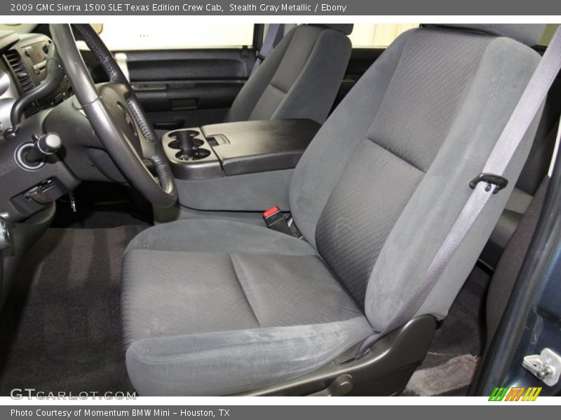 Stealth Gray Metallic / Ebony 2009 GMC Sierra 1500 SLE Texas Edition Crew Cab
