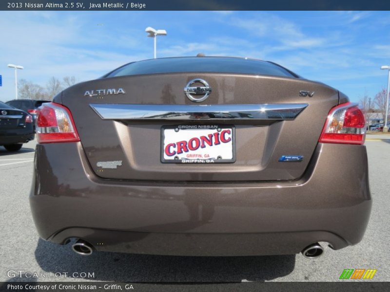 Java Metallic / Beige 2013 Nissan Altima 2.5 SV