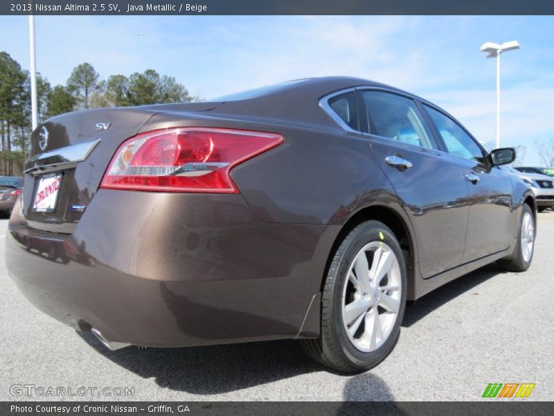Java Metallic / Beige 2013 Nissan Altima 2.5 SV