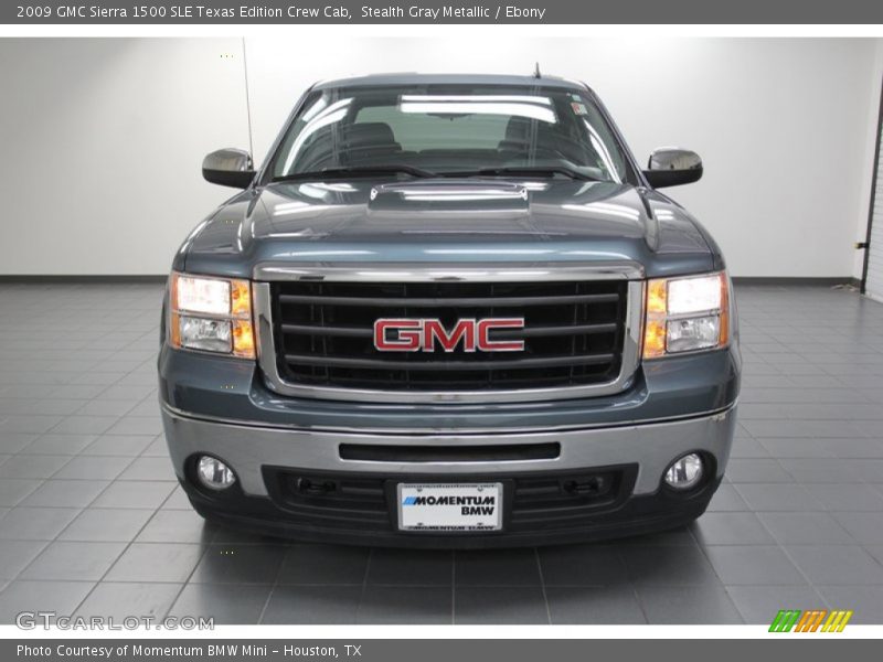 Stealth Gray Metallic / Ebony 2009 GMC Sierra 1500 SLE Texas Edition Crew Cab