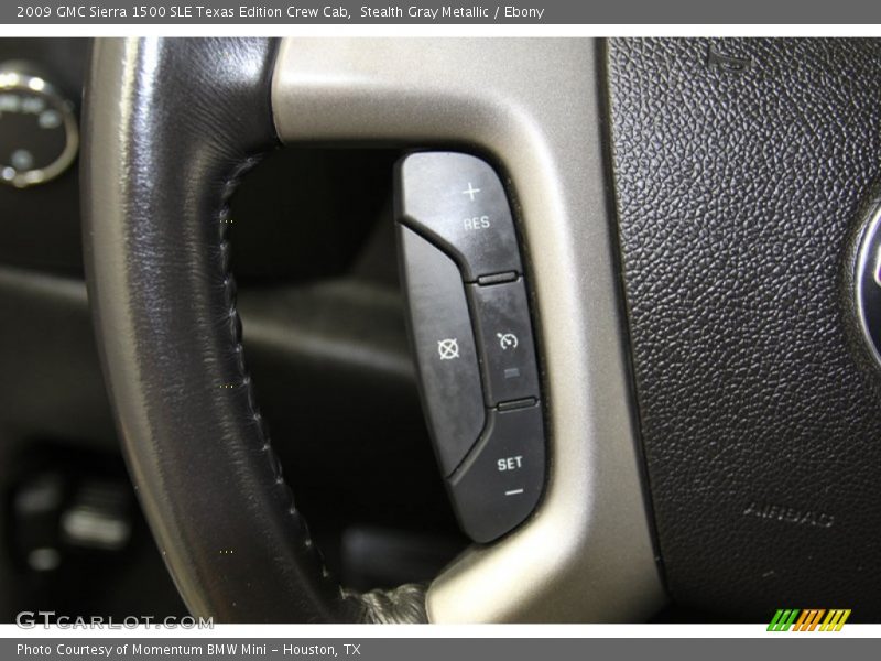 Stealth Gray Metallic / Ebony 2009 GMC Sierra 1500 SLE Texas Edition Crew Cab