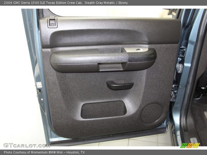 Stealth Gray Metallic / Ebony 2009 GMC Sierra 1500 SLE Texas Edition Crew Cab