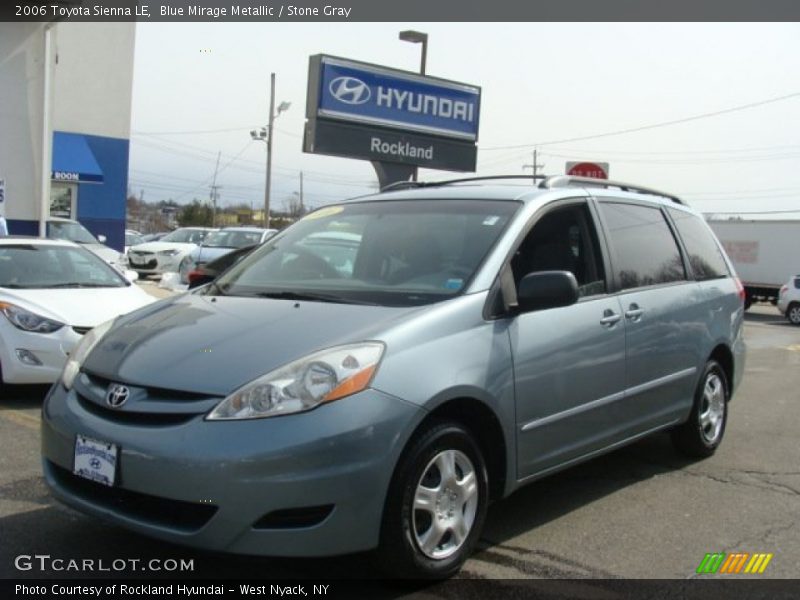 Blue Mirage Metallic / Stone Gray 2006 Toyota Sienna LE