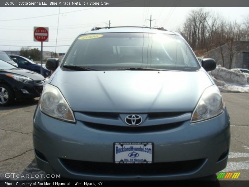 Blue Mirage Metallic / Stone Gray 2006 Toyota Sienna LE