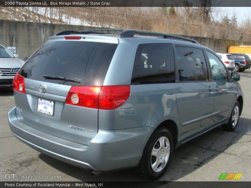 Blue Mirage Metallic / Stone Gray 2006 Toyota Sienna LE