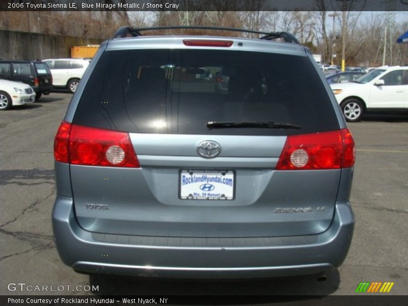Blue Mirage Metallic / Stone Gray 2006 Toyota Sienna LE