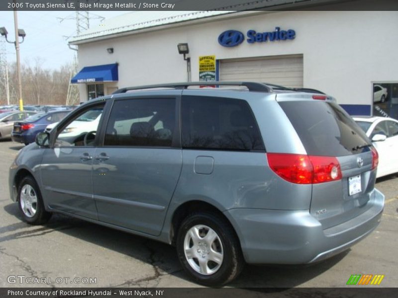 Blue Mirage Metallic / Stone Gray 2006 Toyota Sienna LE