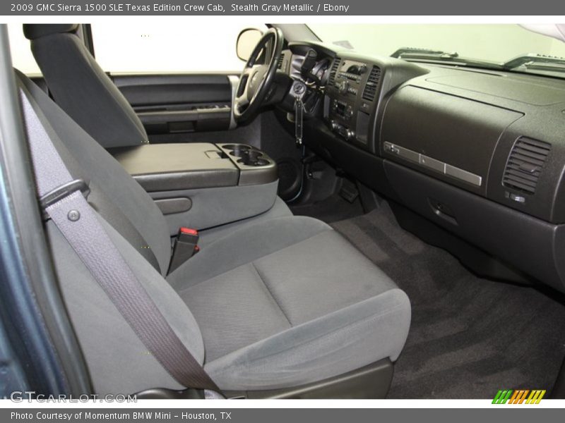 Stealth Gray Metallic / Ebony 2009 GMC Sierra 1500 SLE Texas Edition Crew Cab