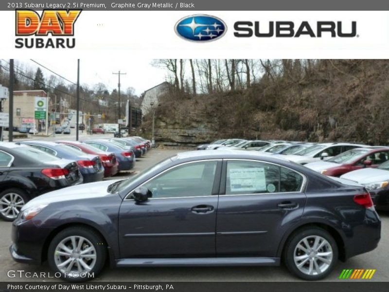 Graphite Gray Metallic / Black 2013 Subaru Legacy 2.5i Premium