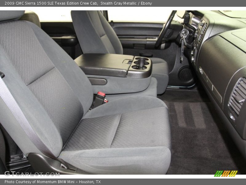 Stealth Gray Metallic / Ebony 2009 GMC Sierra 1500 SLE Texas Edition Crew Cab