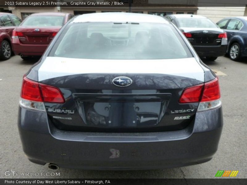 Graphite Gray Metallic / Black 2013 Subaru Legacy 2.5i Premium