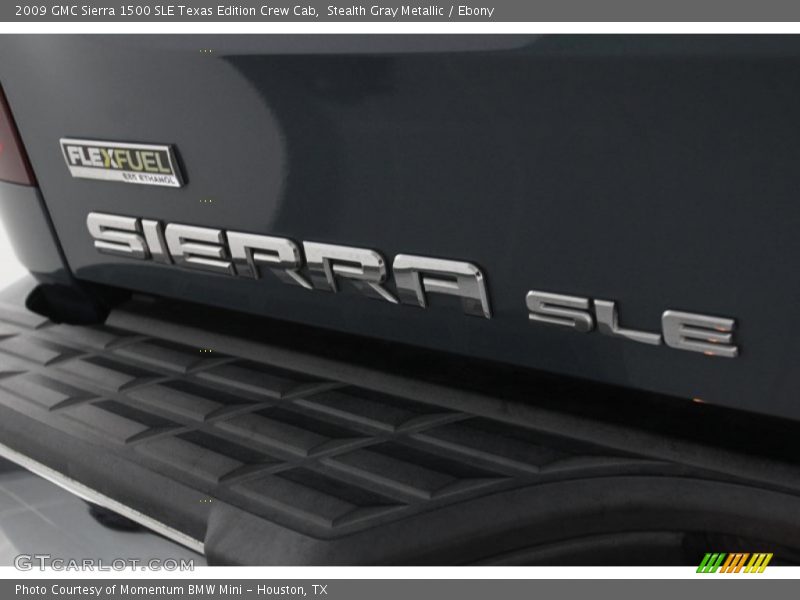 Stealth Gray Metallic / Ebony 2009 GMC Sierra 1500 SLE Texas Edition Crew Cab