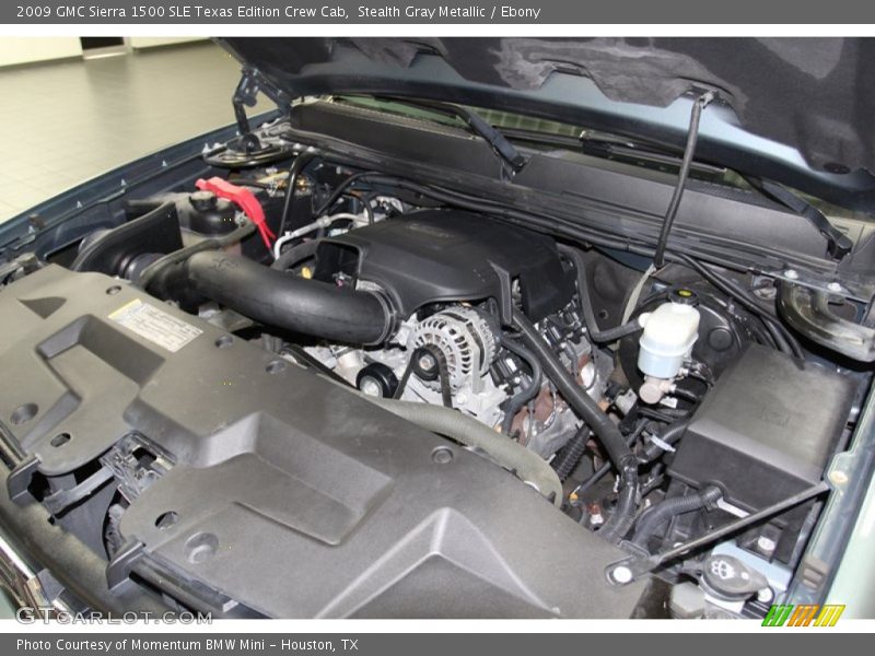 Stealth Gray Metallic / Ebony 2009 GMC Sierra 1500 SLE Texas Edition Crew Cab