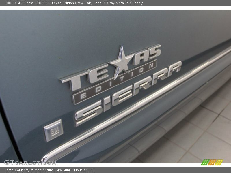 Stealth Gray Metallic / Ebony 2009 GMC Sierra 1500 SLE Texas Edition Crew Cab