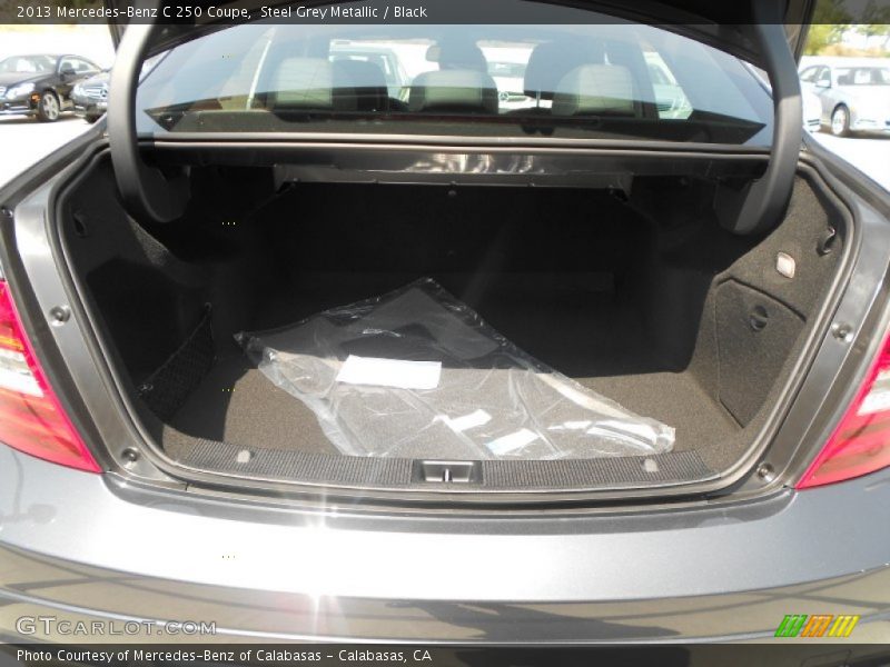 Steel Grey Metallic / Black 2013 Mercedes-Benz C 250 Coupe