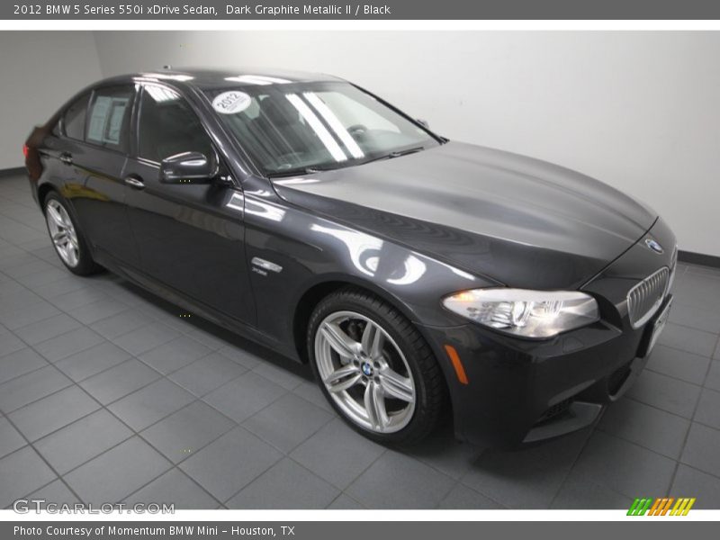 Front 3/4 View of 2012 5 Series 550i xDrive Sedan