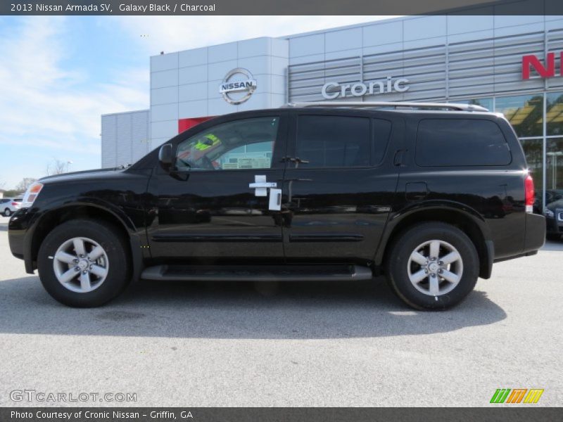 Galaxy Black / Charcoal 2013 Nissan Armada SV