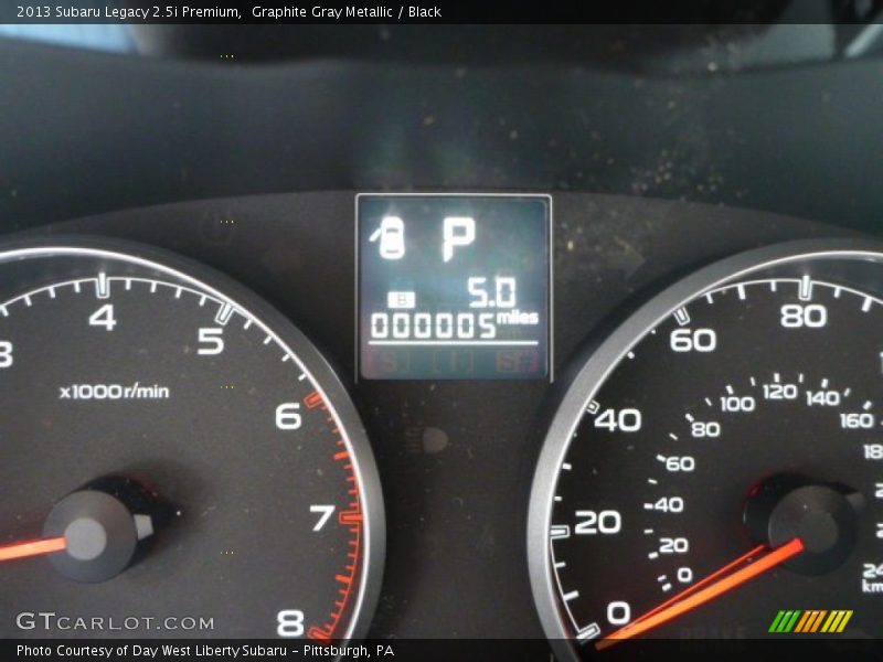 Graphite Gray Metallic / Black 2013 Subaru Legacy 2.5i Premium