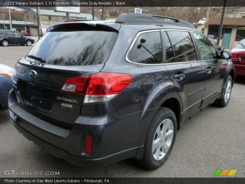 Graphite Gray Metallic / Black 2013 Subaru Outback 2.5i Premium