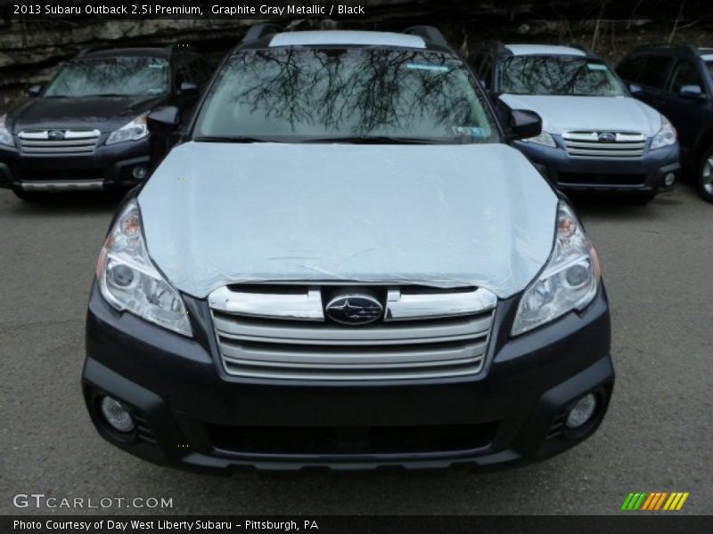 Graphite Gray Metallic / Black 2013 Subaru Outback 2.5i Premium