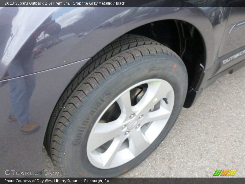 Graphite Gray Metallic / Black 2013 Subaru Outback 2.5i Premium