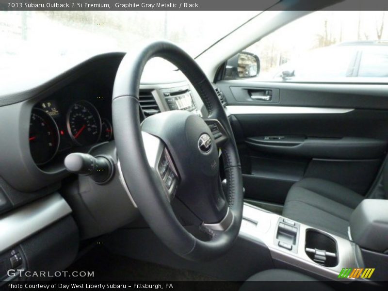 Graphite Gray Metallic / Black 2013 Subaru Outback 2.5i Premium
