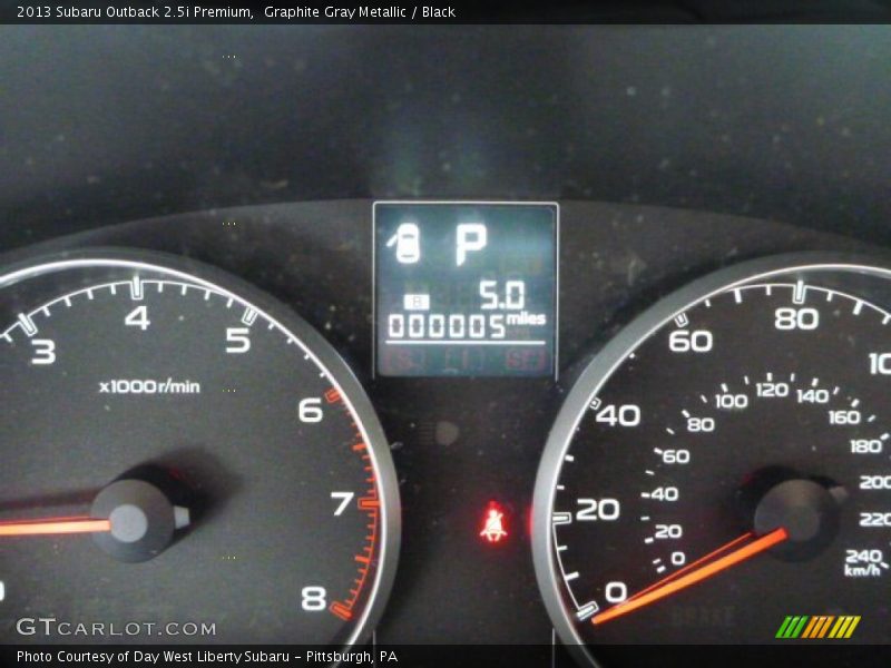 Graphite Gray Metallic / Black 2013 Subaru Outback 2.5i Premium