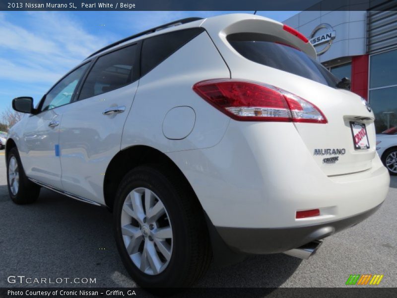 Pearl White / Beige 2013 Nissan Murano SL