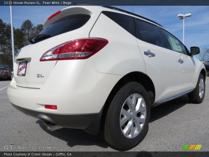 Pearl White / Beige 2013 Nissan Murano SL