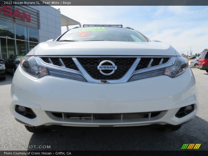 Pearl White / Beige 2013 Nissan Murano SL