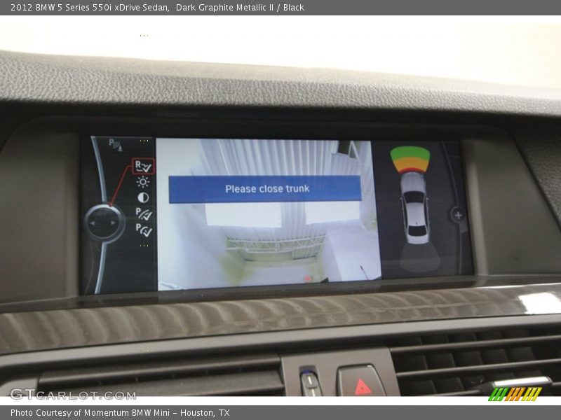 Controls of 2012 5 Series 550i xDrive Sedan