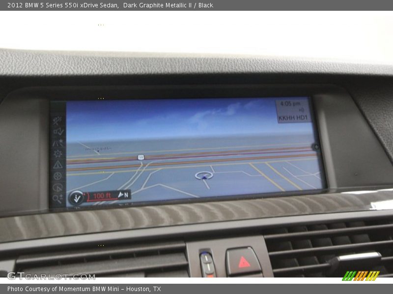 Navigation of 2012 5 Series 550i xDrive Sedan