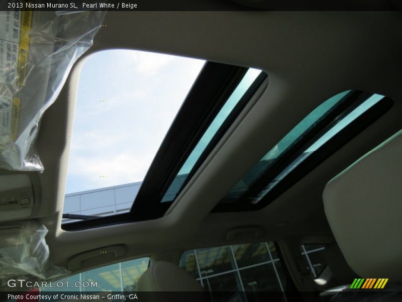 Pearl White / Beige 2013 Nissan Murano SL