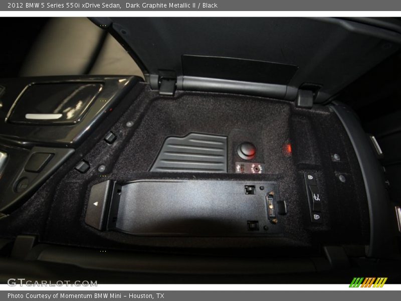 Dark Graphite Metallic II / Black 2012 BMW 5 Series 550i xDrive Sedan