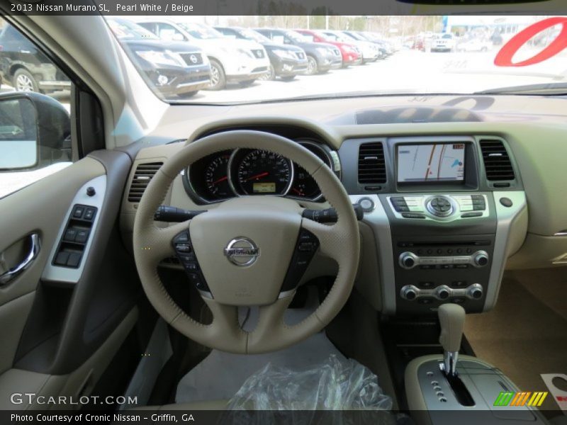 Pearl White / Beige 2013 Nissan Murano SL