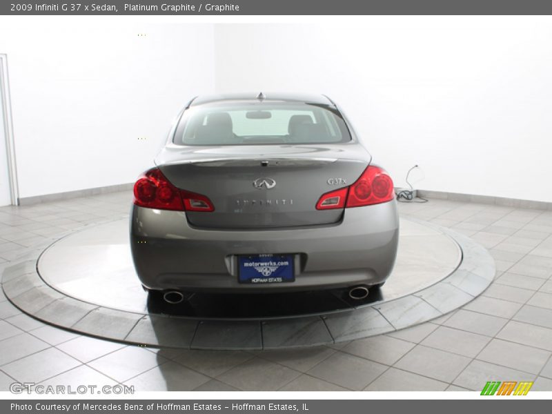 Platinum Graphite / Graphite 2009 Infiniti G 37 x Sedan