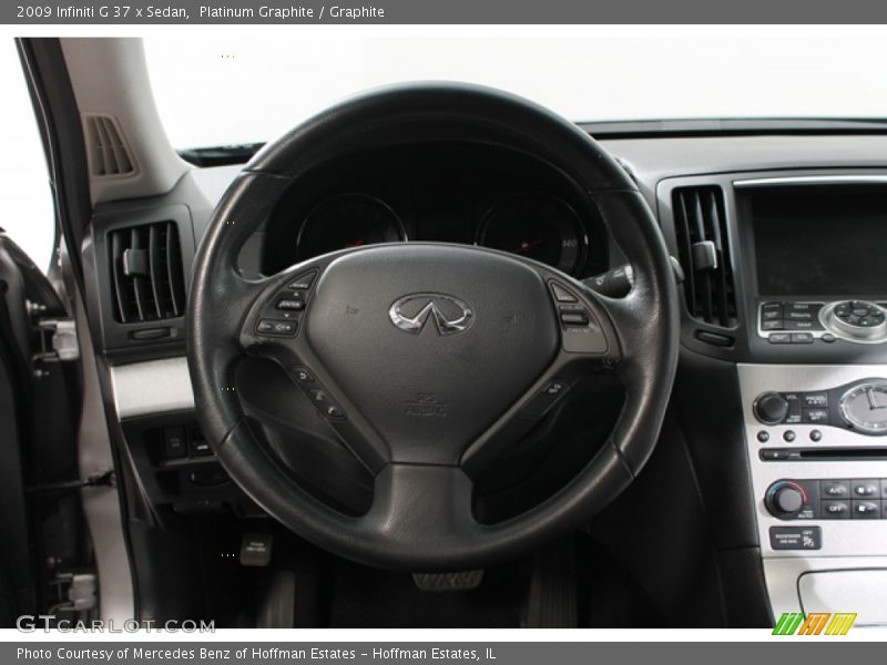 Platinum Graphite / Graphite 2009 Infiniti G 37 x Sedan